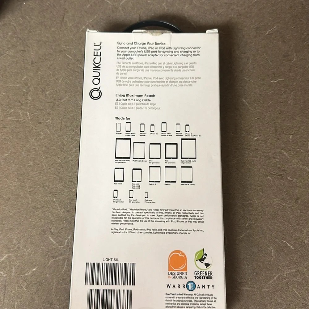 Lightning to usb cable